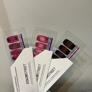 ColorStreet Nail Strips - VALENTINES DAY - 3 Manicures, 100% real nail polish